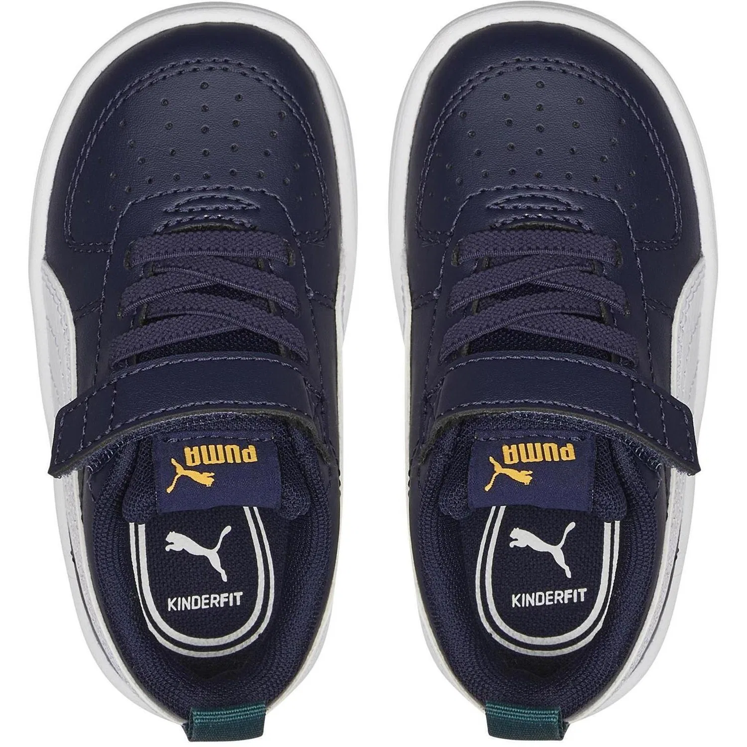 Детские кроссовки из экокожи Puma Rickie Ac Inf, Blau — фото 3