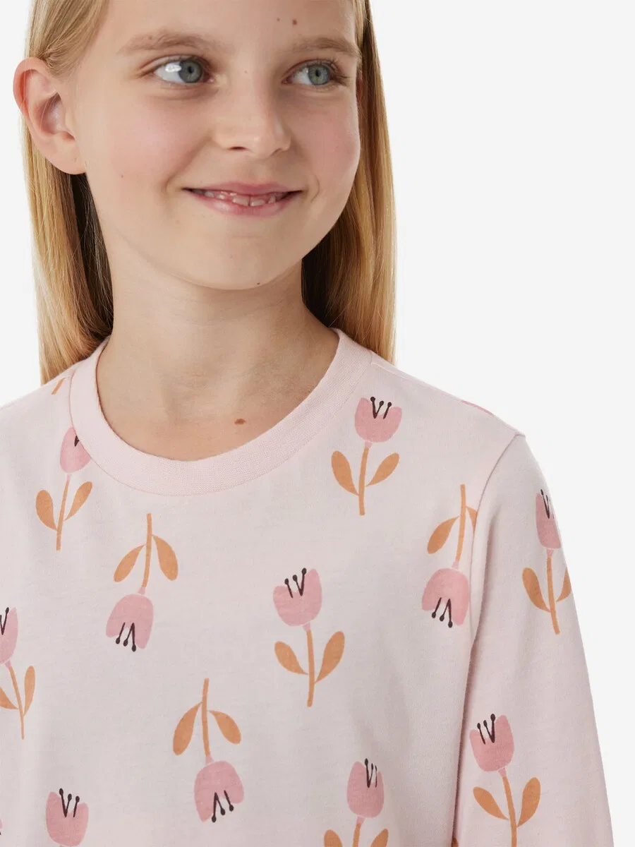 Ночная рубашка SCHIESSER 'Nightwear' в розовом и натурально-белом цветах — фото 4