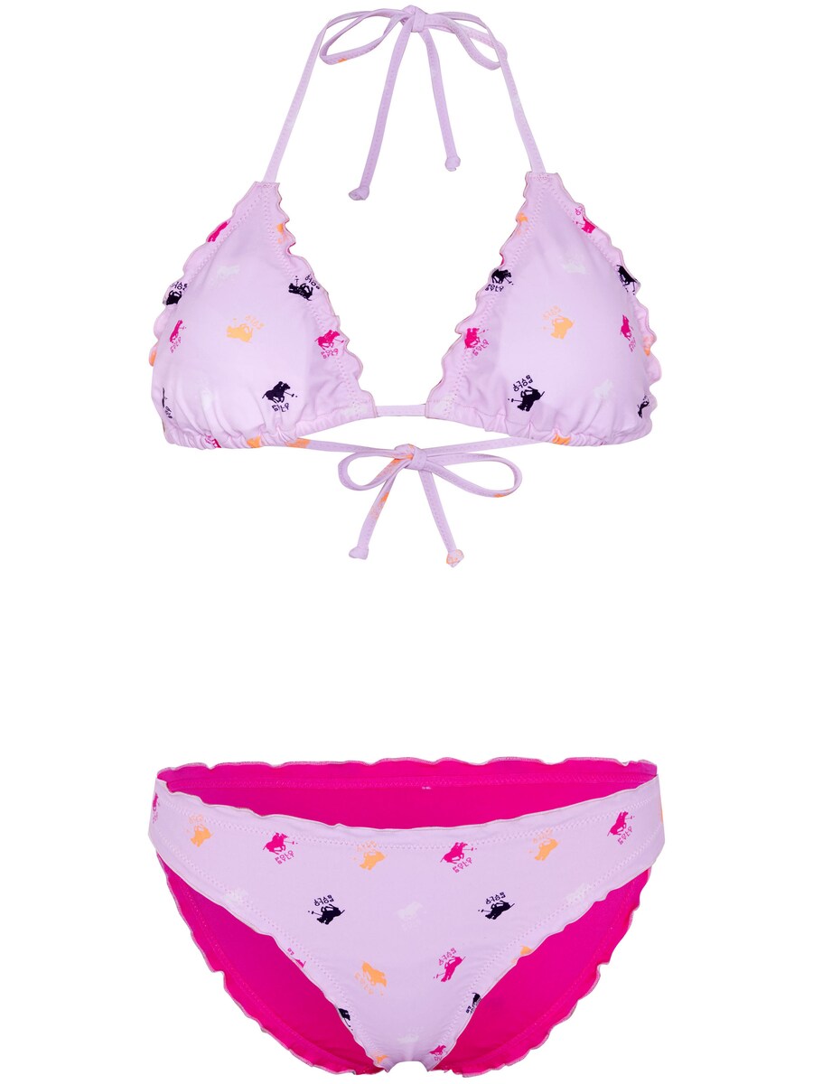 

Треугольное бикини Polo Sylt Triangle Bikini, цвет pink/light pink