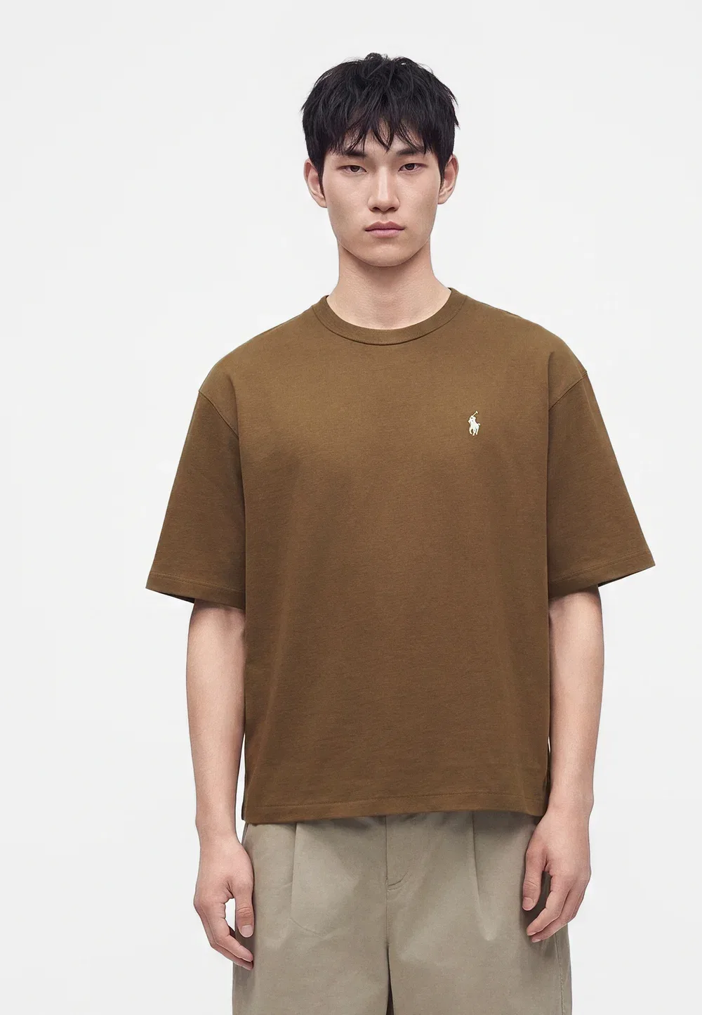 Простая футболка Polo Ralph Lauren, Brown