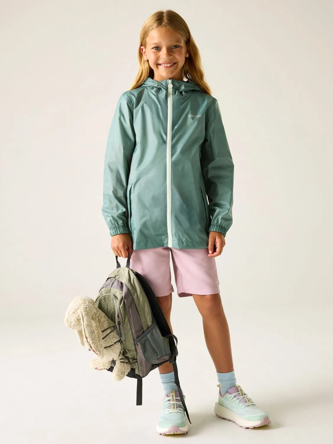 Куртка детская водонепроницаемая Pack-It Jacket III Regatta, зеленый