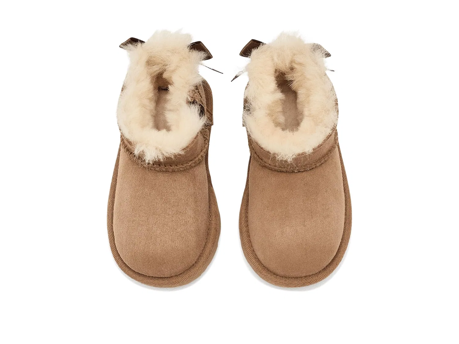Ботинки Ultra Mini Bailey Bow (для малышей) Ugg Kids, Chestnut — фото 3