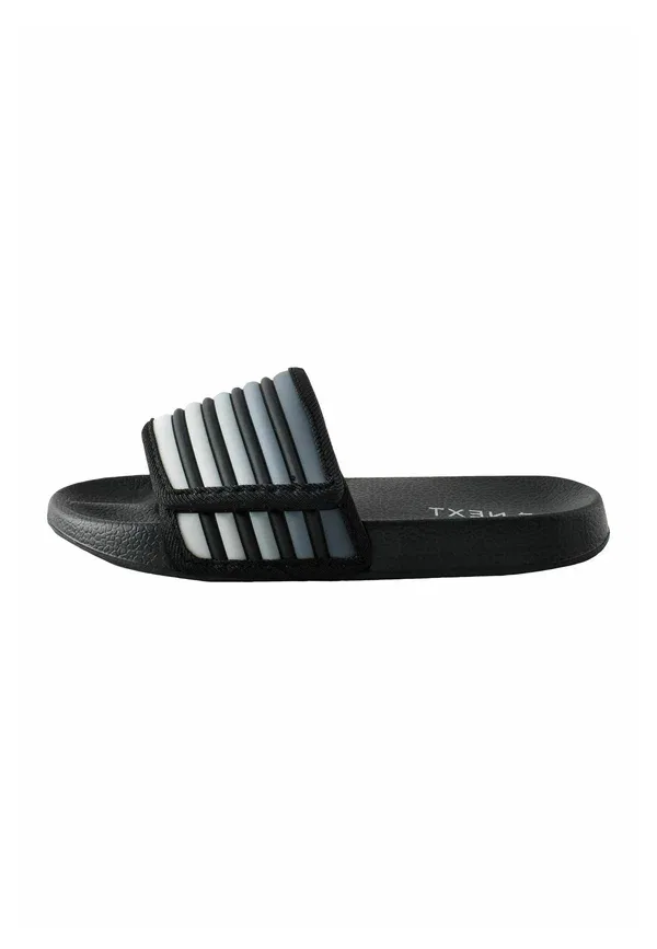 Сандалии полосатые Regular fit - adjustable sliders - mules Next mono
