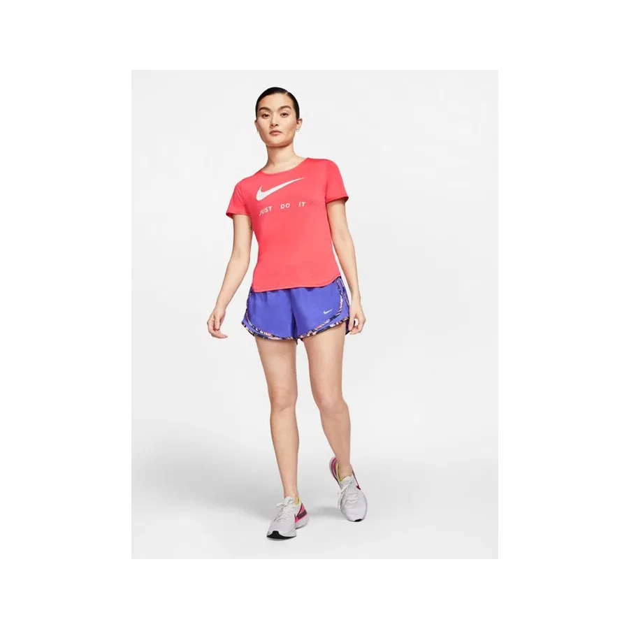 Футболка спортивная с коротким рукавом Nike W Nk Top Ss Swsh Run, Розовый