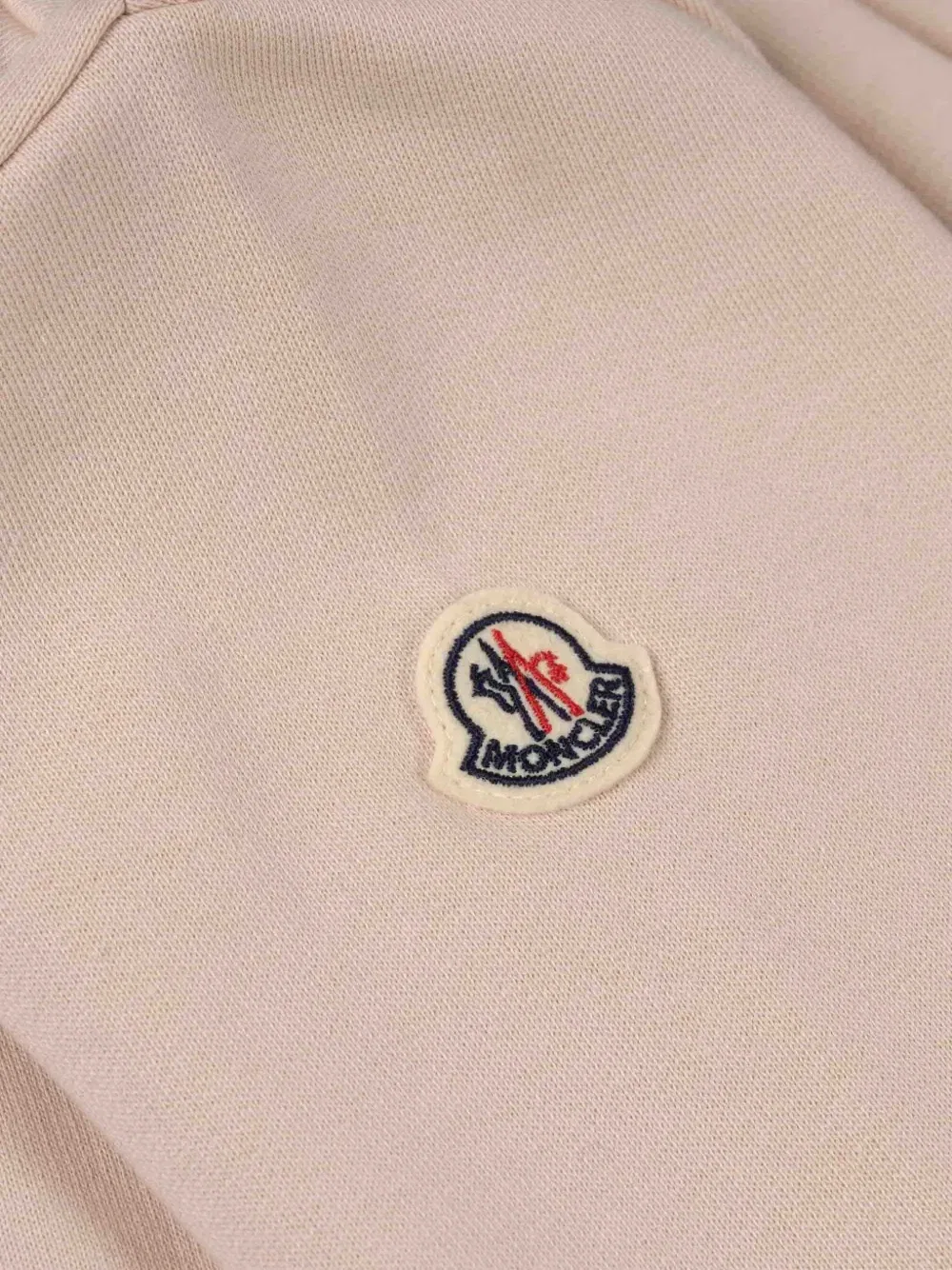 Плиссированное платье с длинными рукавами Moncler Enfant, бежевый — фото 2