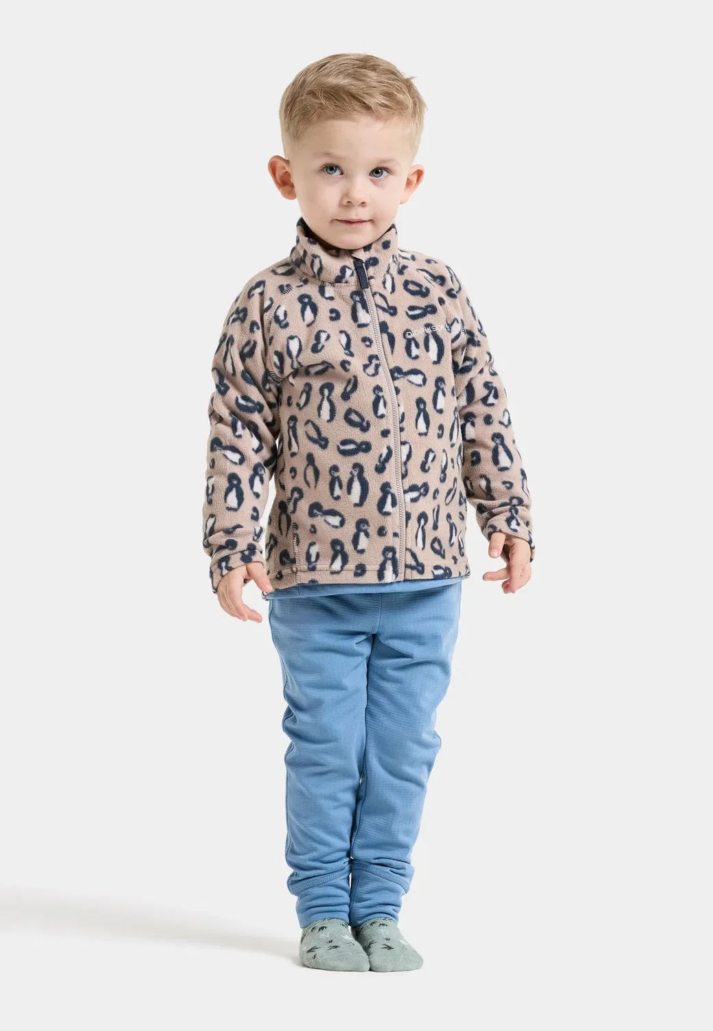 Куртка унисекс Monte pr k fz 11 из флиса Didriksons, Penguino Beige
