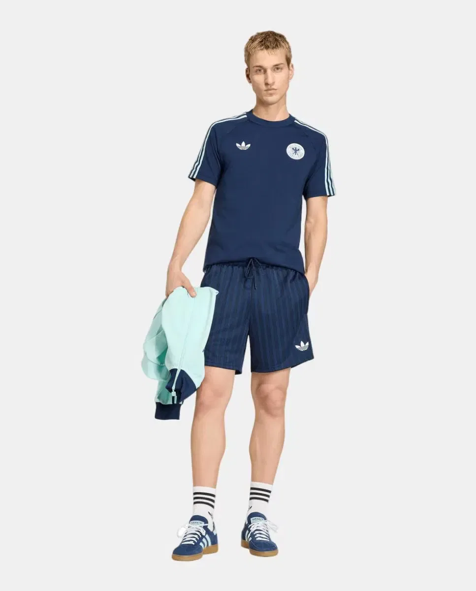 Мужская футболка с принтом Alemania adidas Originals, Azul Marino — фото 4