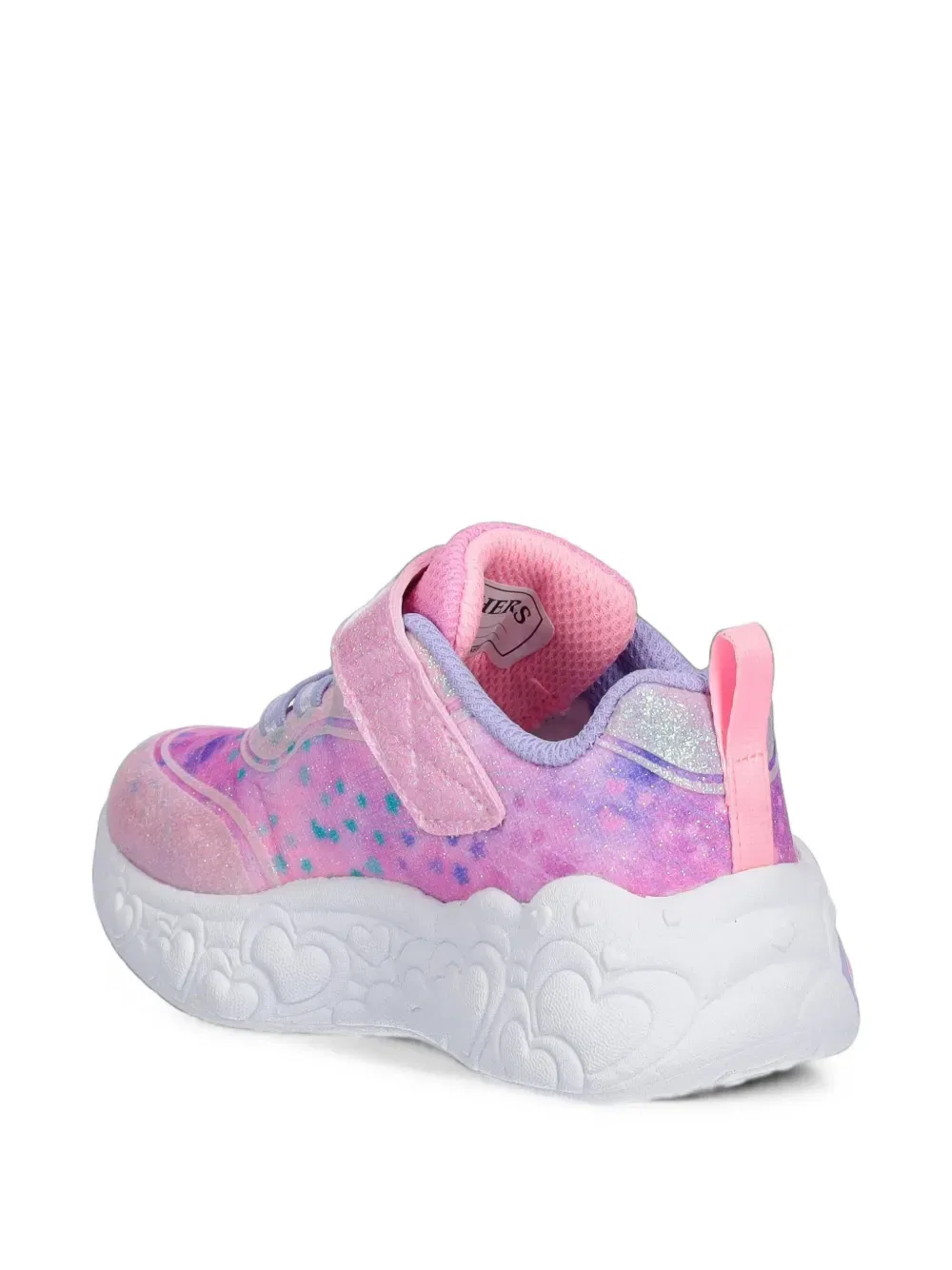 Кроссовки для девочки Eternal Heart Lights Skechers, розовый/фиолетовый — фото 3