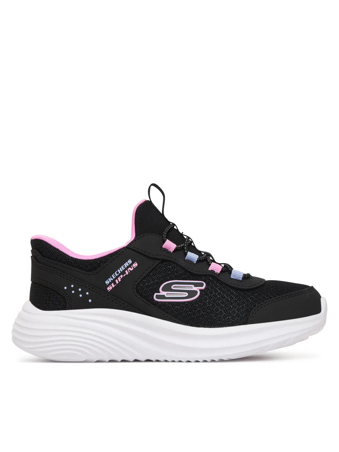 Кроссовки для девочки Slip-Ins: Bounder Pro Skechers, черный