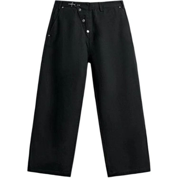 Женские брюки классические с завышенной талией ZARA, Черный