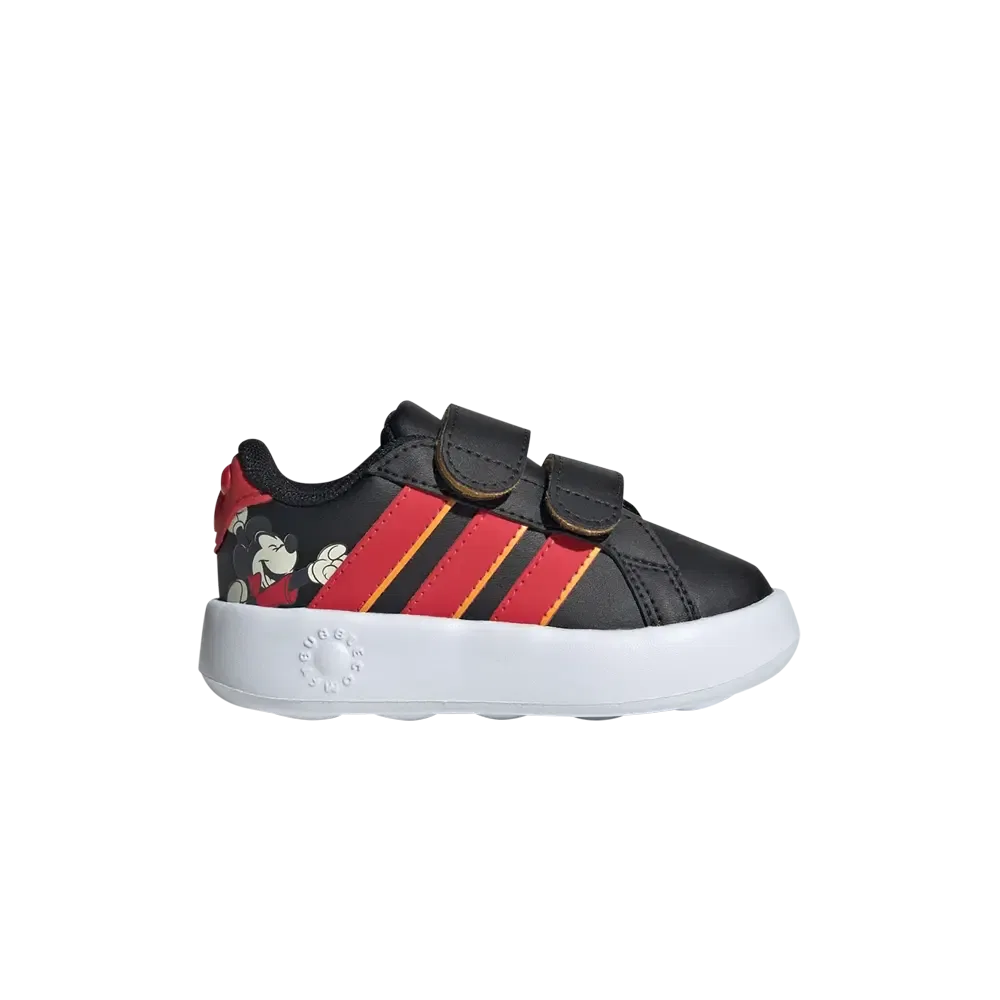 Детские кроссовки Disney x Adidas Grand Court, черный