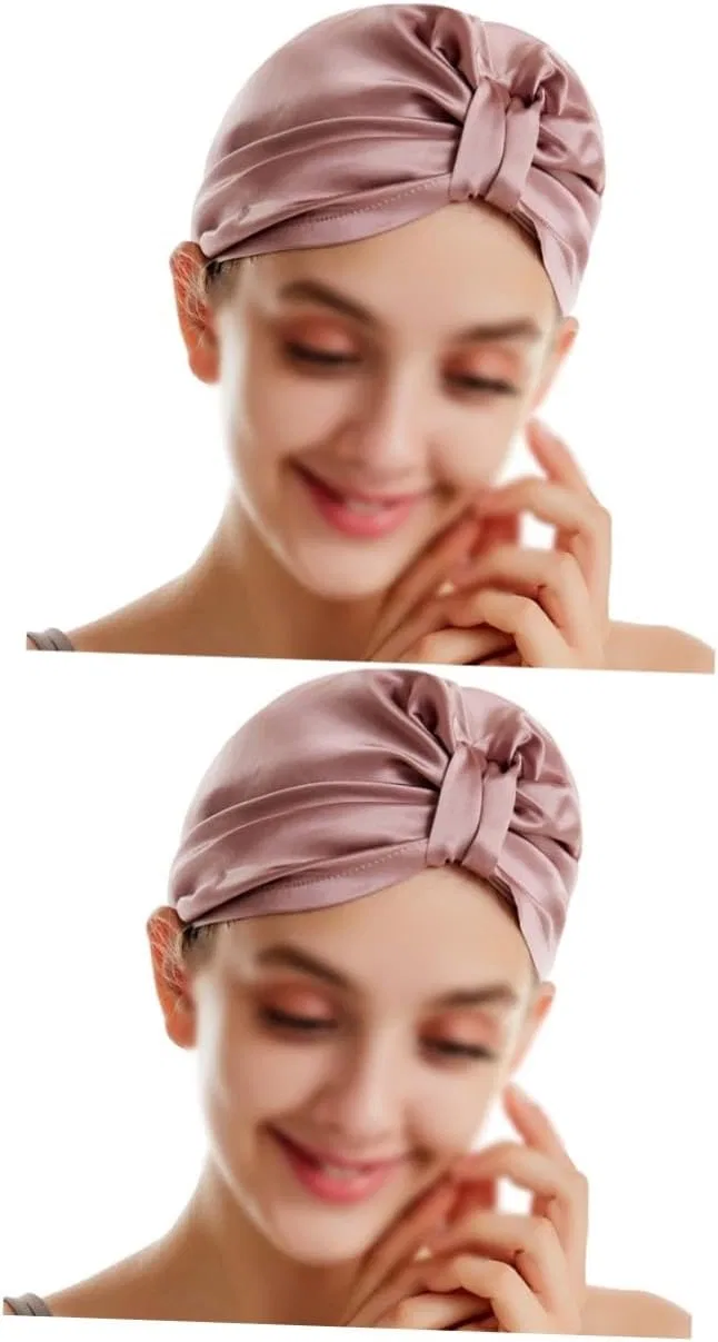 Шапочка для душа Satin-Turban, DOITOOL, 2 шт, 28x28 см, Красный