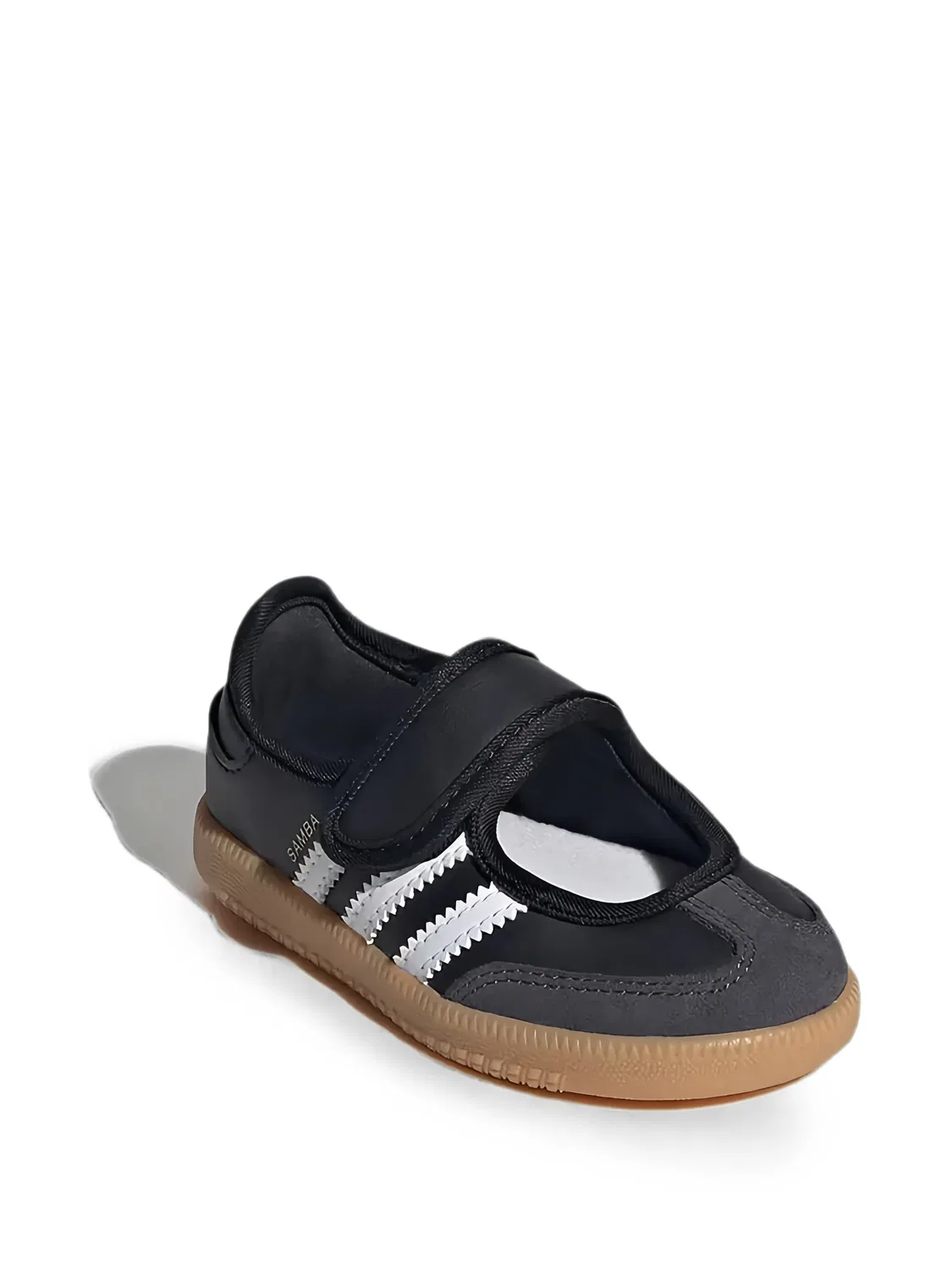 Кроссовки Samba на липучках Adidas Kids, черный