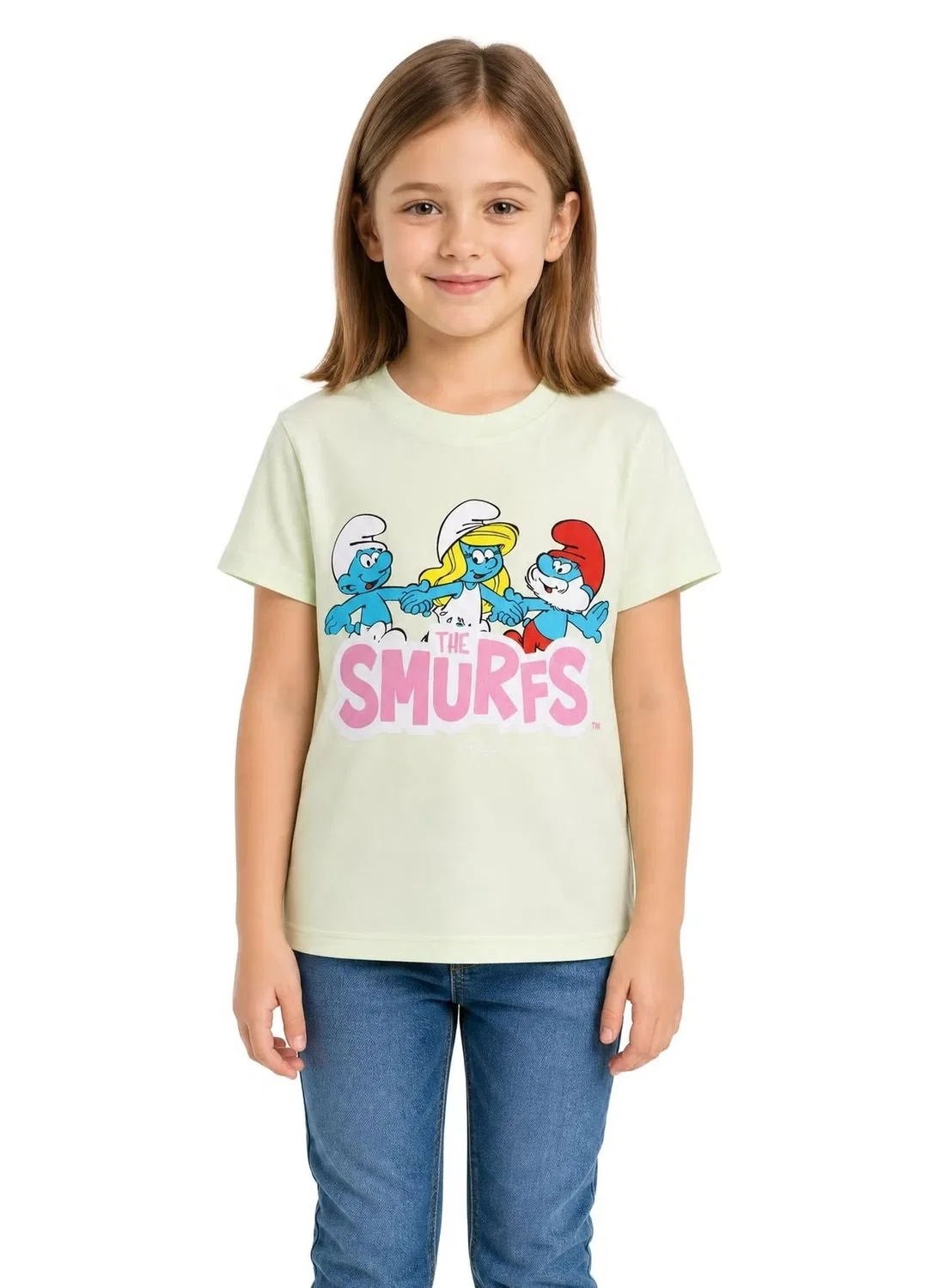 Комплект футболок с принтом Смурфетты, модель Smurfette, The Smurfs, разноцветный — фото 4