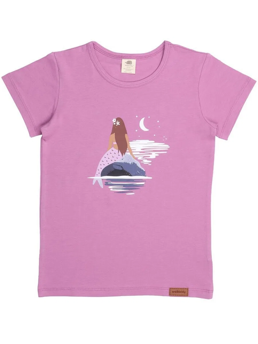 Футболка Walkiddy 'Walkiddy - Mermaids T-Shirt' сиреневого цвета