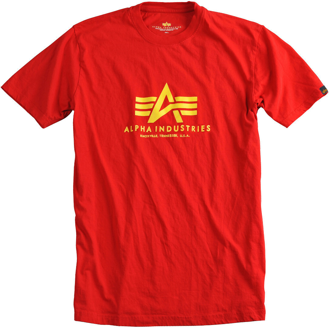 

Футболка Alpha Industries Basic, красная