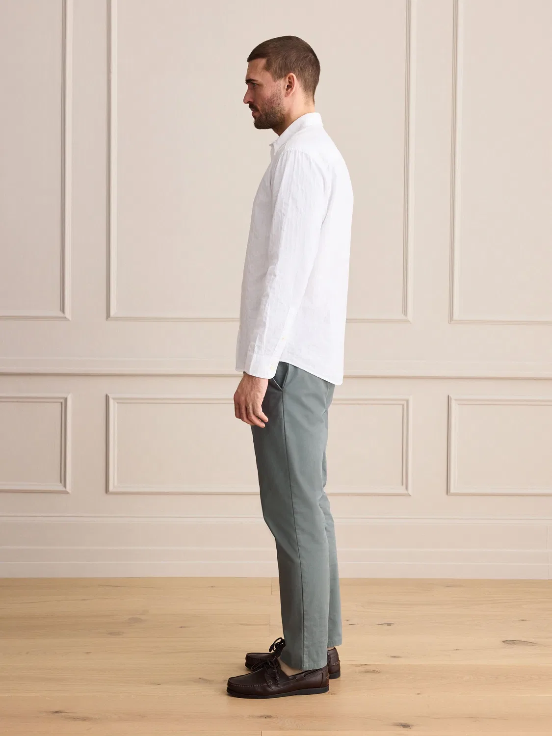Брюки чинос slim fit Next, сине-зеленый — фото 4