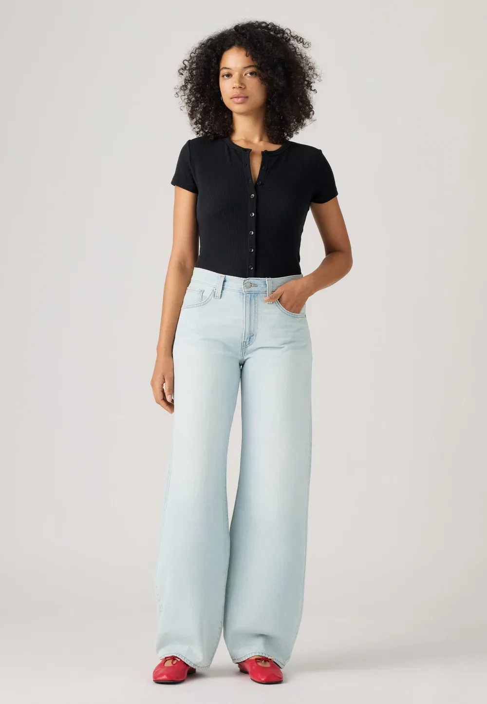 Средний воздушный шар - свободные джинсы Levi'S, Pick Up Lane — фото 2