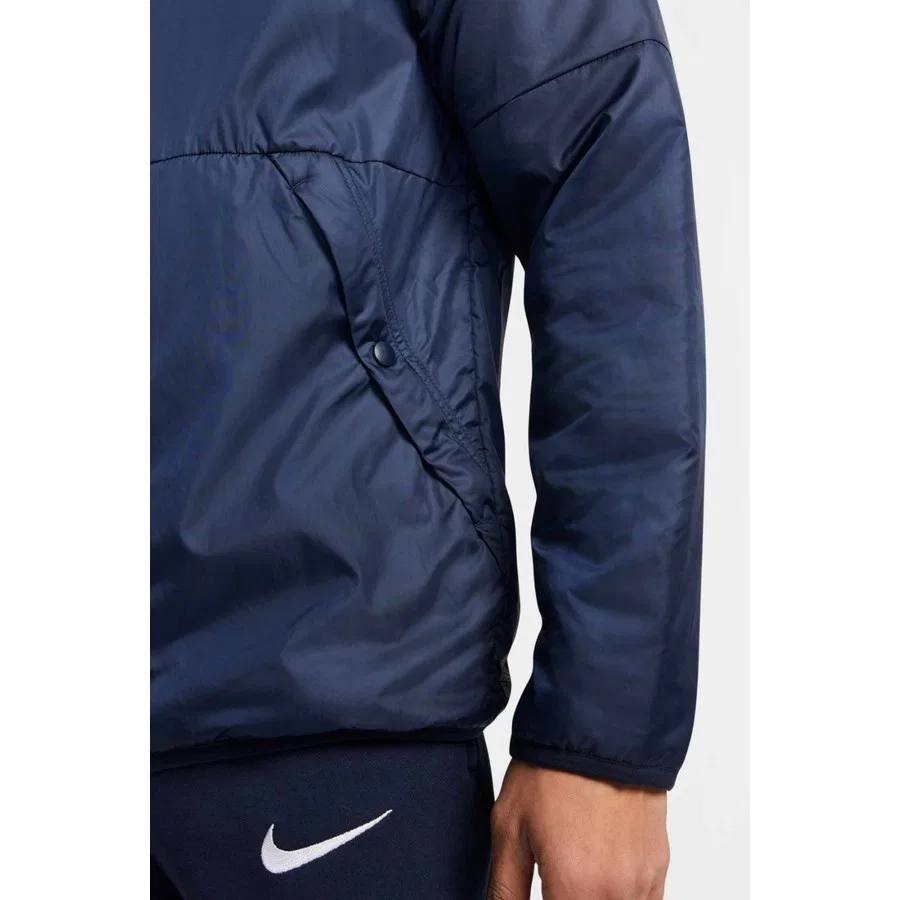 Мужская куртка для футбольных тренировок с капюшоном Nike Therma Repel Park, Черный — фото 4