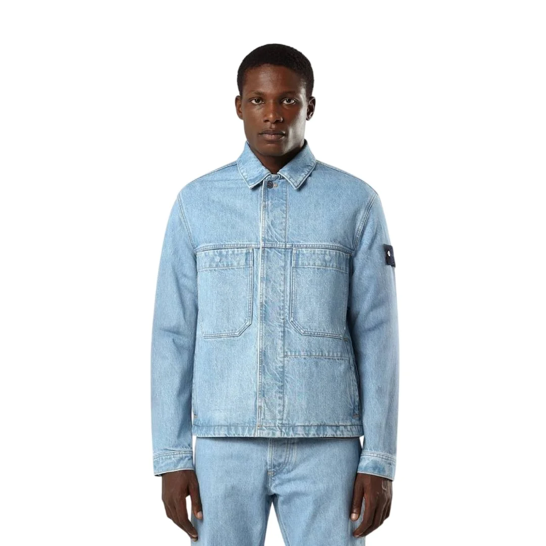 Мужская куртка Stone Island With Multiple Pockets, светло-голубой