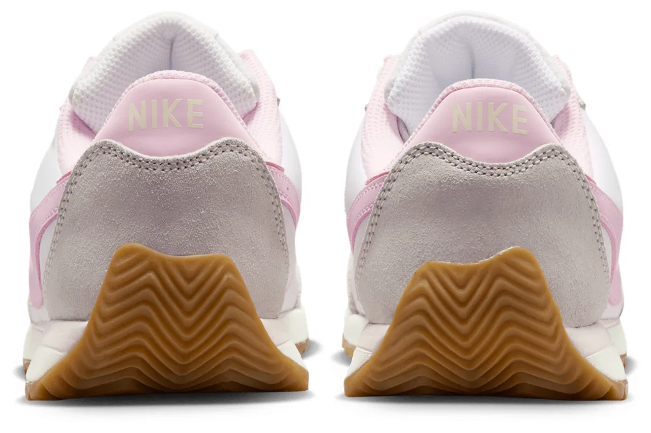 Детские кроссовки для мальчиков с замшевыми вставками Nike Pacific, Sail/Pink Foam/Gum Light Brown — фото 3