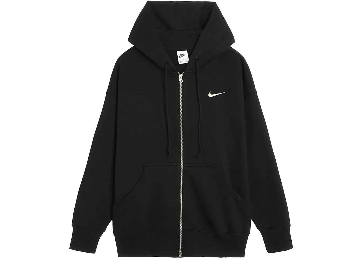 Женская худи Nike Phoenix Fleece Oversized Full-Zip, Black