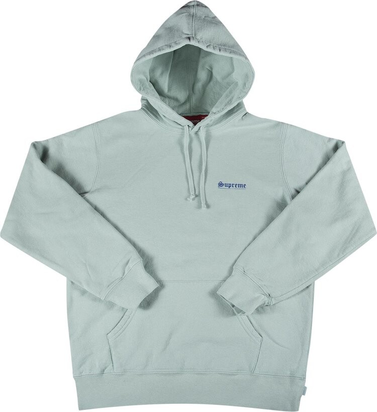 

Толстовка Supreme Mary Hooded Sweatshirt 'Pale Mint', зеленый