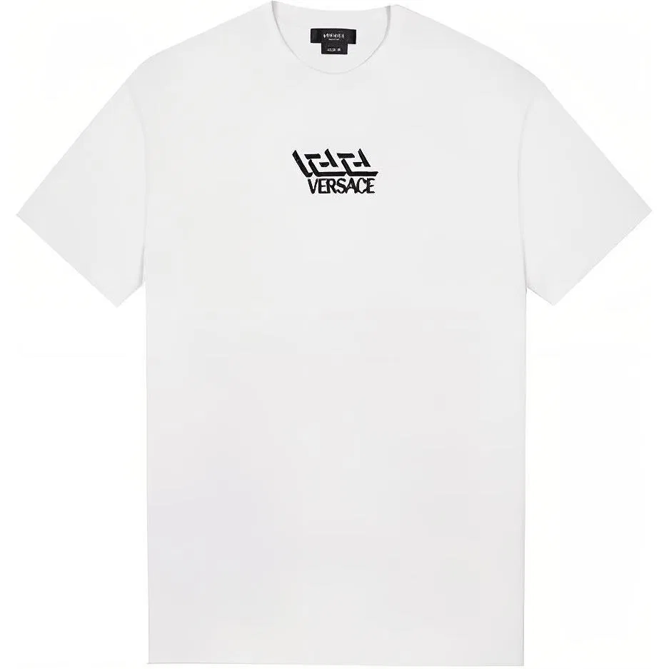 Мужская футболка с принтом White VERSACE