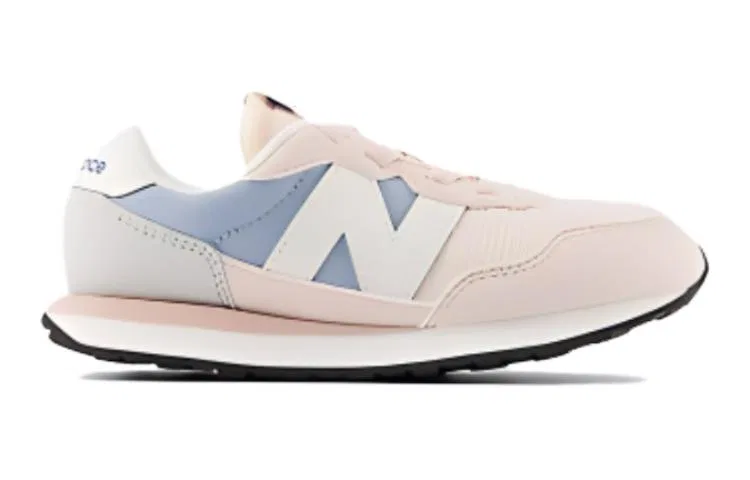Детские кроссовки для мальчиков и девочек на шнурках NB 237 New Balance, Pink Blue — фото 4