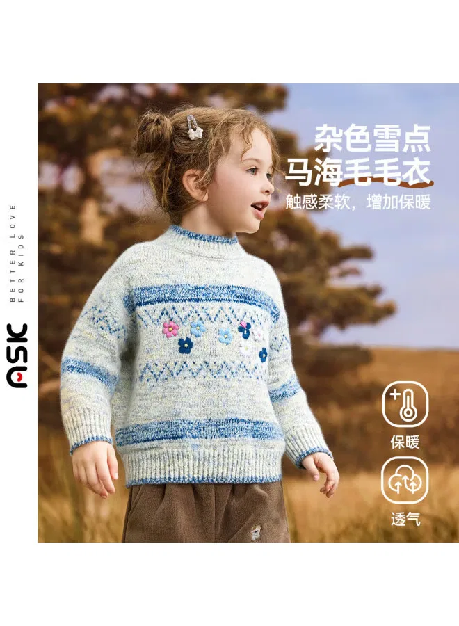 Свитер детский с этническим жаккардовым узором Ask Junior — фото 2