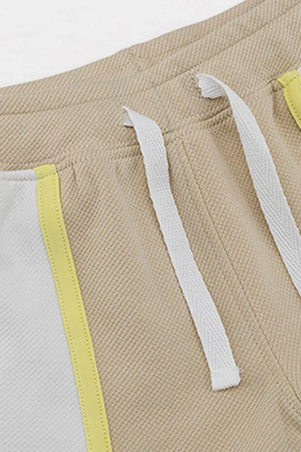 Детские шорты для девочек с завязками на поясе Panço, Beige — фото 3