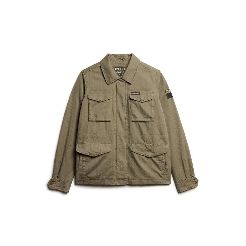 Женское пальто-милитари с вышивкой M65 Superdry, Green