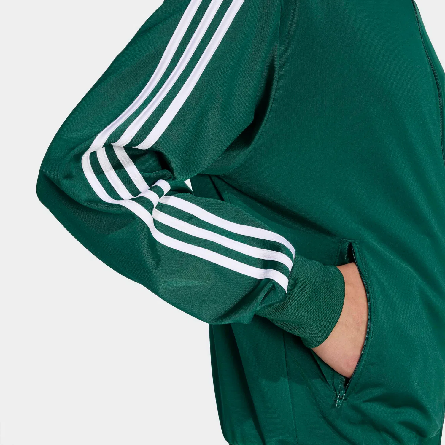 Мужская тренировочная куртка с воротником-стойкой Firebird Originals Adidas Originals, Collegiate Green — фото 4