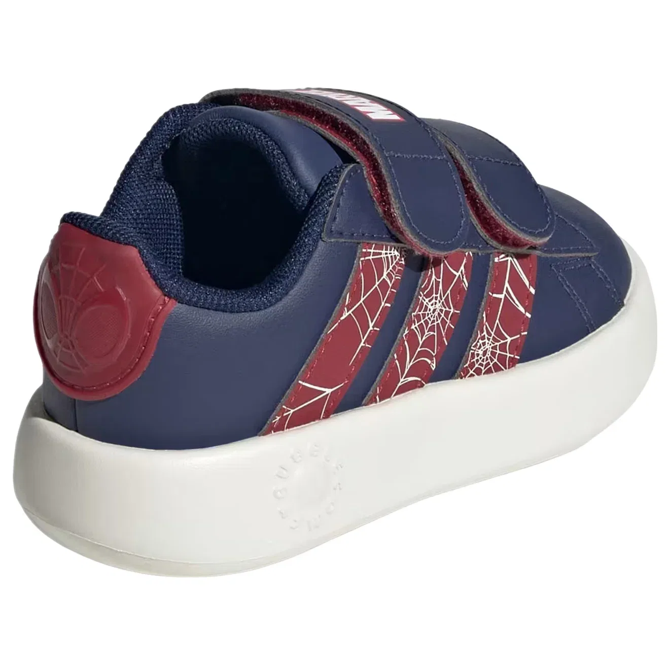 Детские кроссовки с липучкой Grand Court Spider-Man Adidas, синий — фото 3