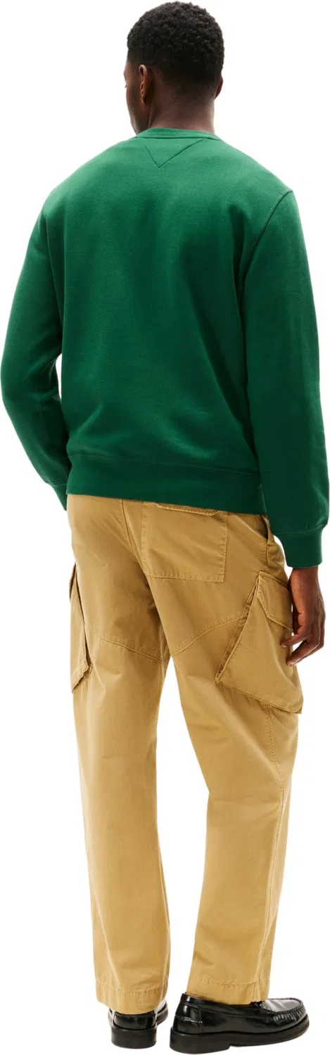 Мужской свитшот из флиса Ess Seasonal Fleece Crewneck Tommy Hilfiger, Ornamental Green — фото 2