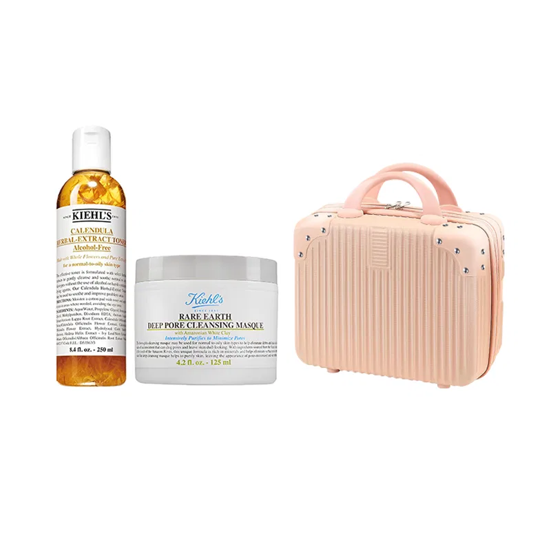 Набор средств по уходу за кожей Calendula Water 250ml+Oil 125ml+Hydrating Cream 40g CLINIQUE, Golden Bowl Flower — фото 4