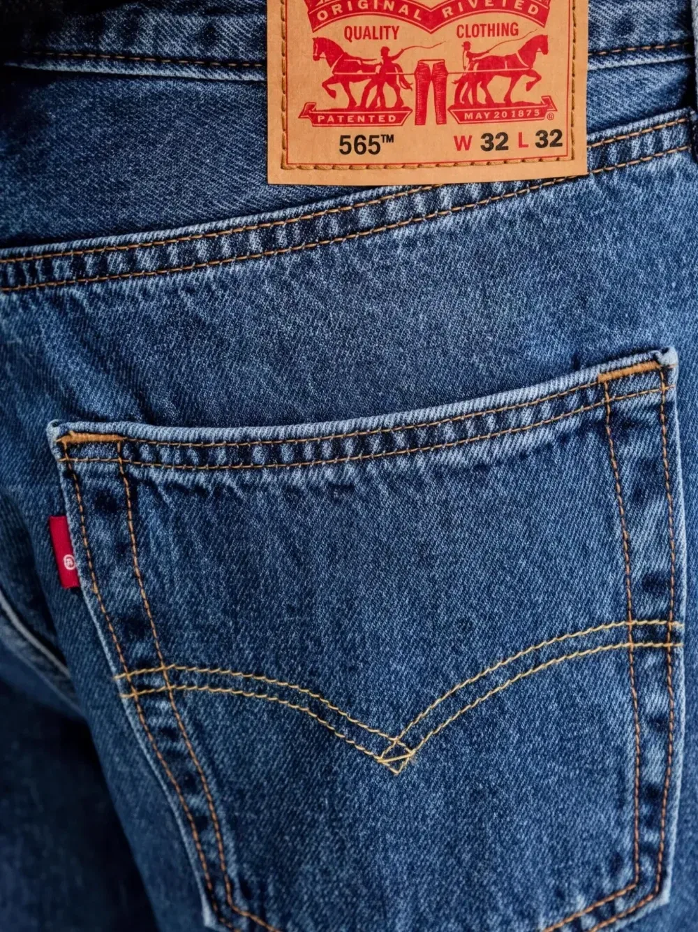 Прямые джинсы 565 Loose Levi'S, синий — фото 4
