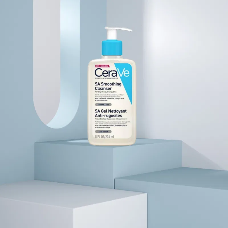 Очищающее молочко с салициловой кислотой, 236 мл, CeraVe, SA Smoothing Cleansing Milk — фото 2