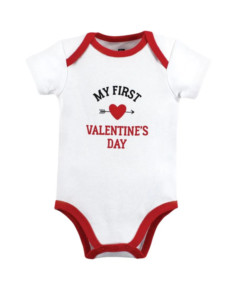 Комплект из 3 боди из хлопка Hudson Baby, Valentine Heartbreaker — фото 2