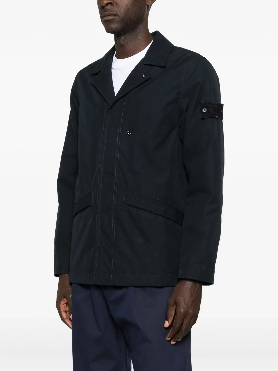 Парка Ghost синяя Stone Island, синий — фото 2