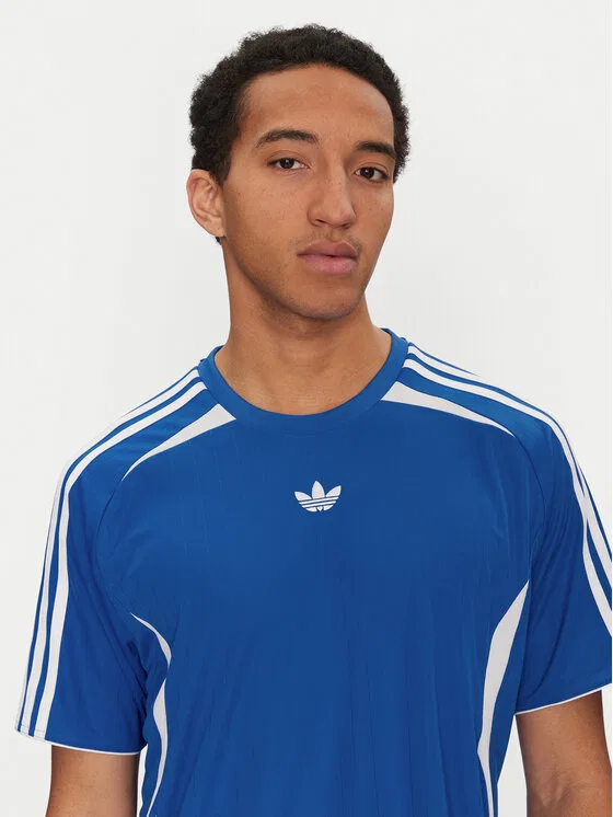 Футболка loose fit adicolor Teamgeist Adidas, синий — фото 4