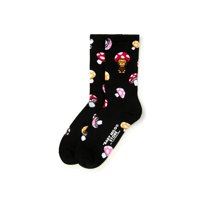 Детские носки с принтом Aape BABY MILO STORE, Black BKX