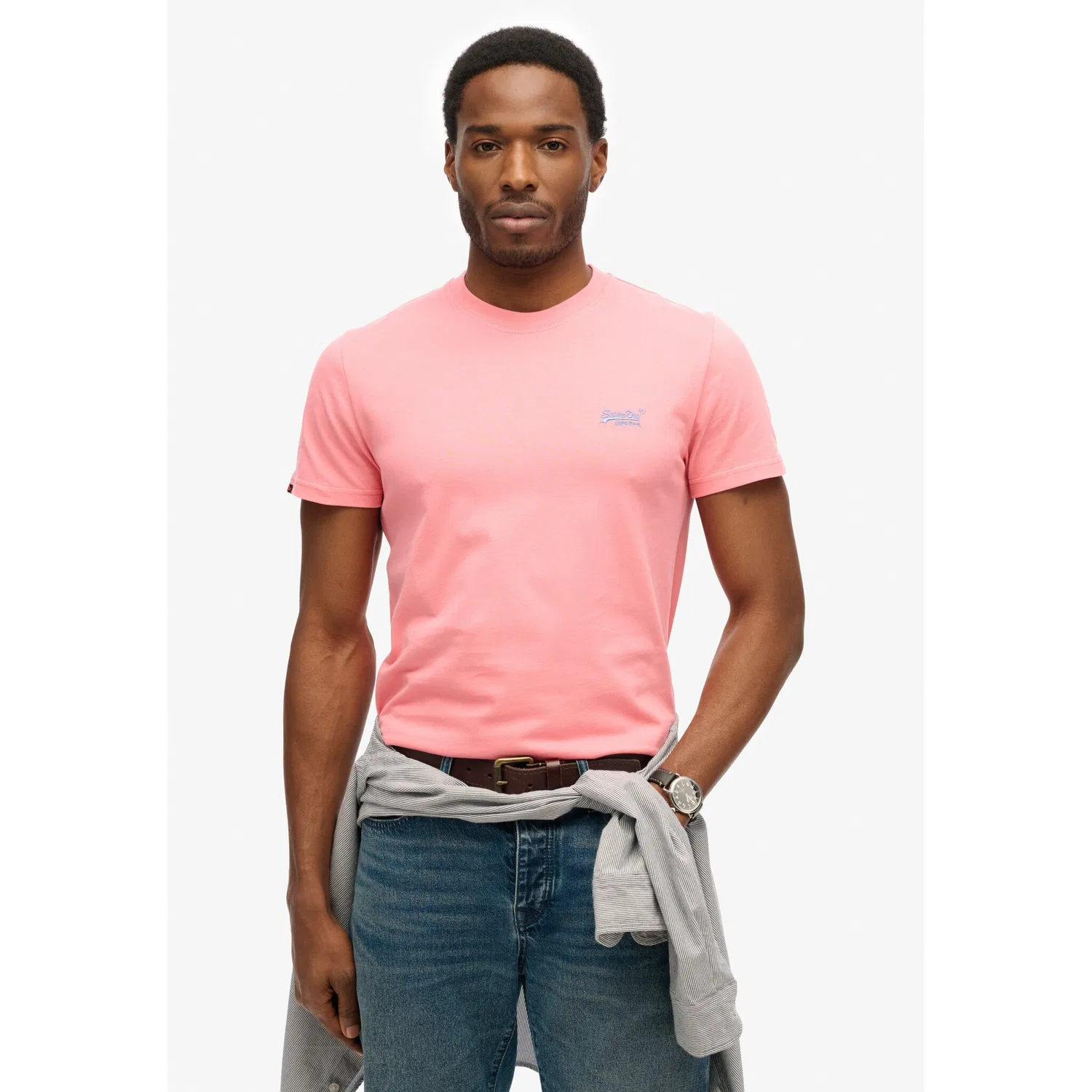 Детская футболка с логотипом Superdry, Candy Pink