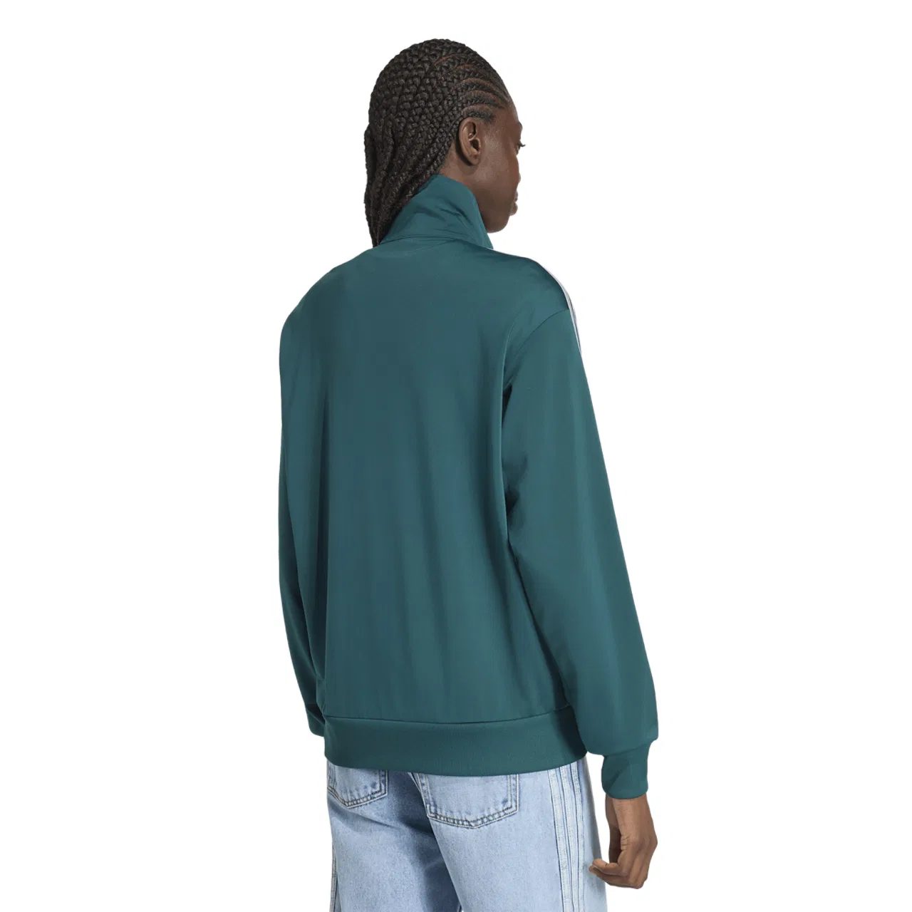 Женская куртка Firebird Classic Loose Track Top Adidas, цвет Rich Green/Grey — фото 2