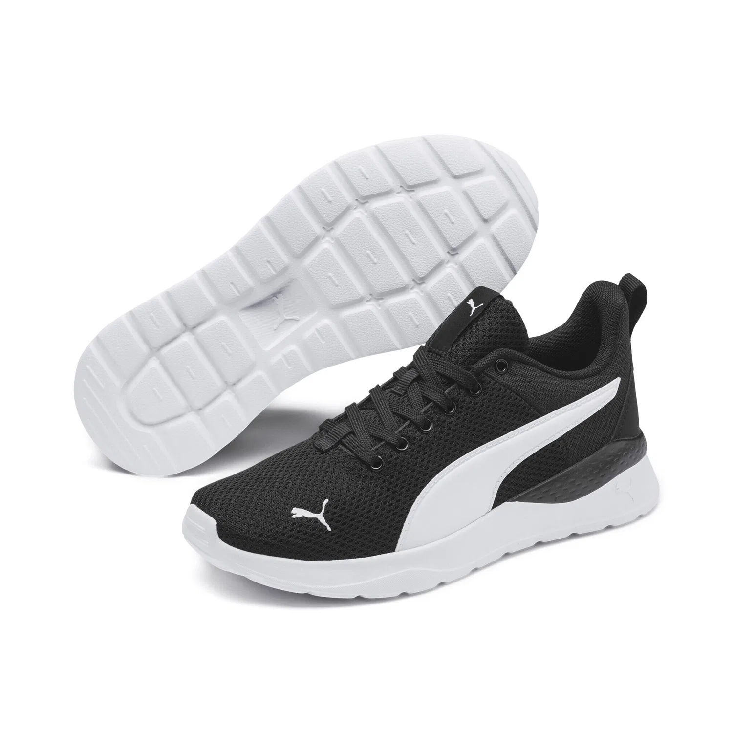 Детские кроссовки с амортизацией Anzarun Lite PUMA, Black White