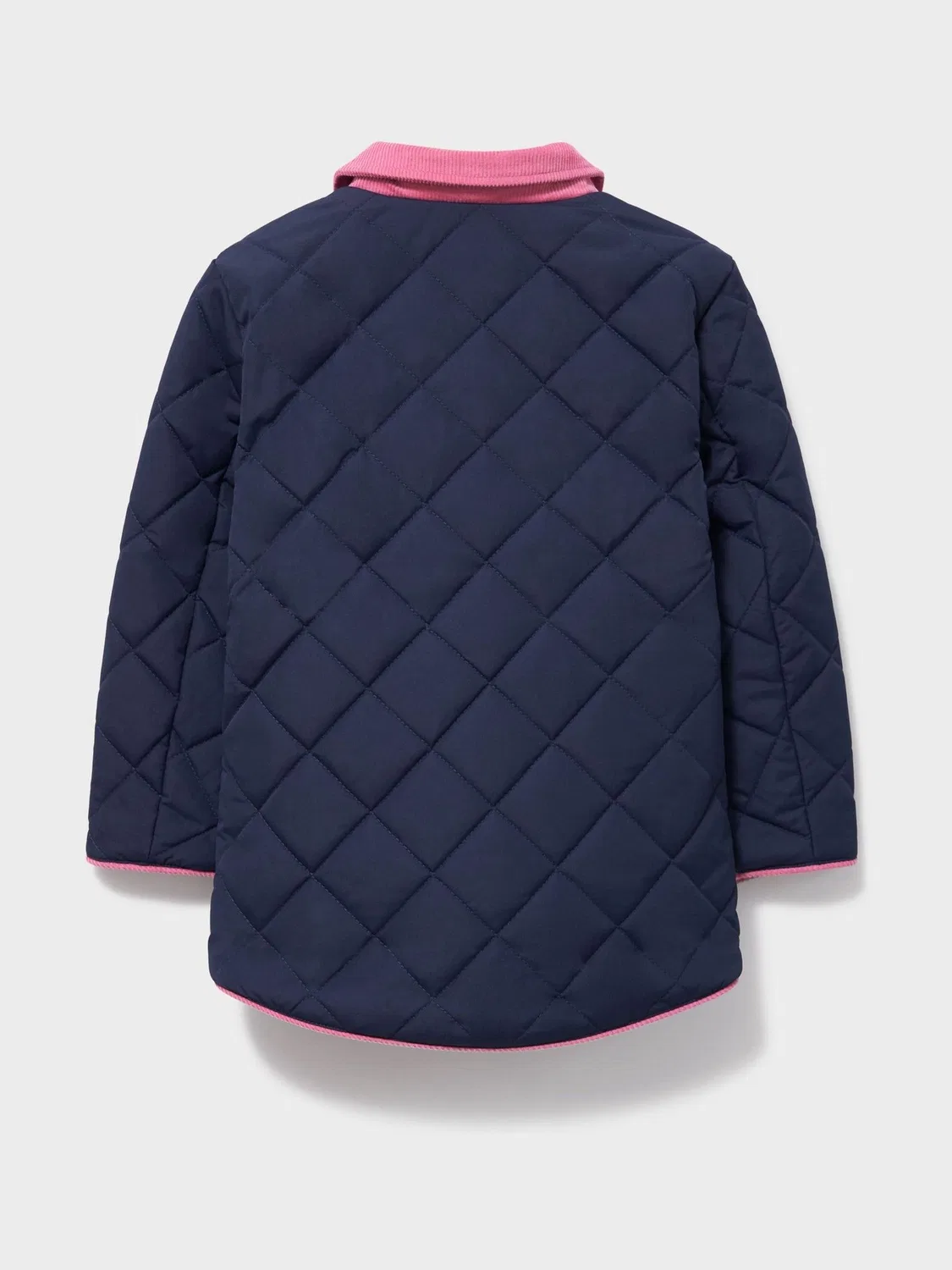 Куртка Diamond-Quilt Crew Clothing, синяя — фото 2