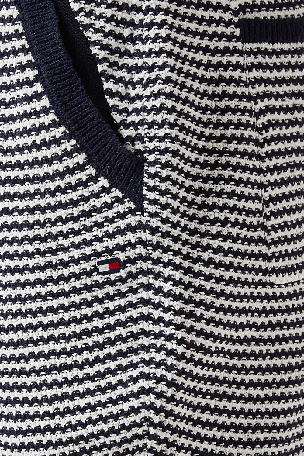 Шорты вязаные из хлопковой смеси Tommy Hilfiger, мультиколор — фото 4