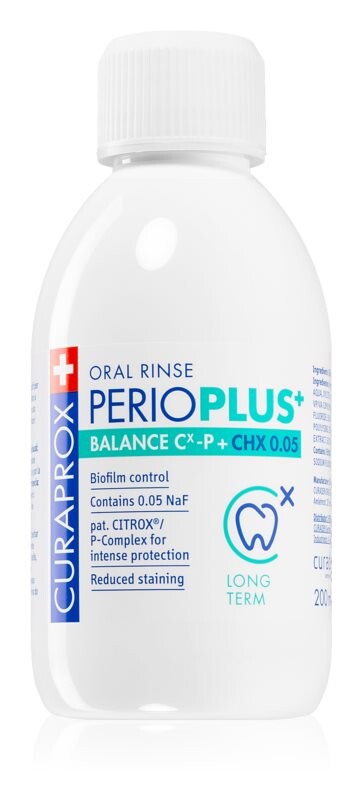 

Жидкость для полоскания рта Curaprox Perio Plus+ Balance 0.05 CHX