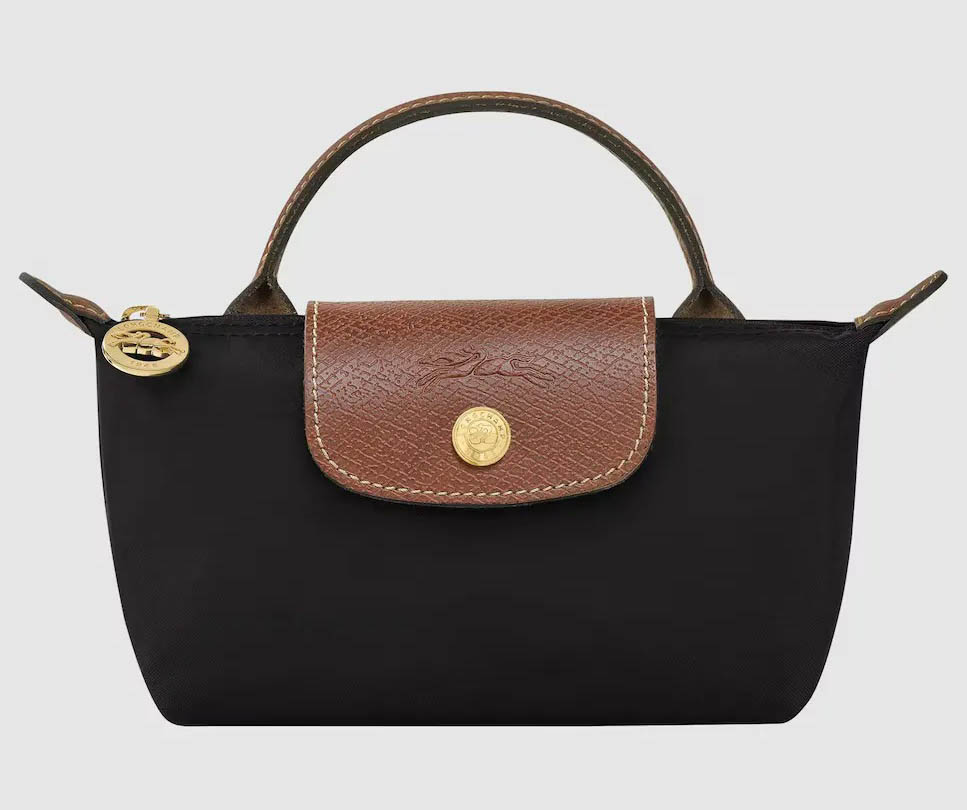 

Сумка-тоут Longchamp Le Pliage Original Small Large Zip, черный