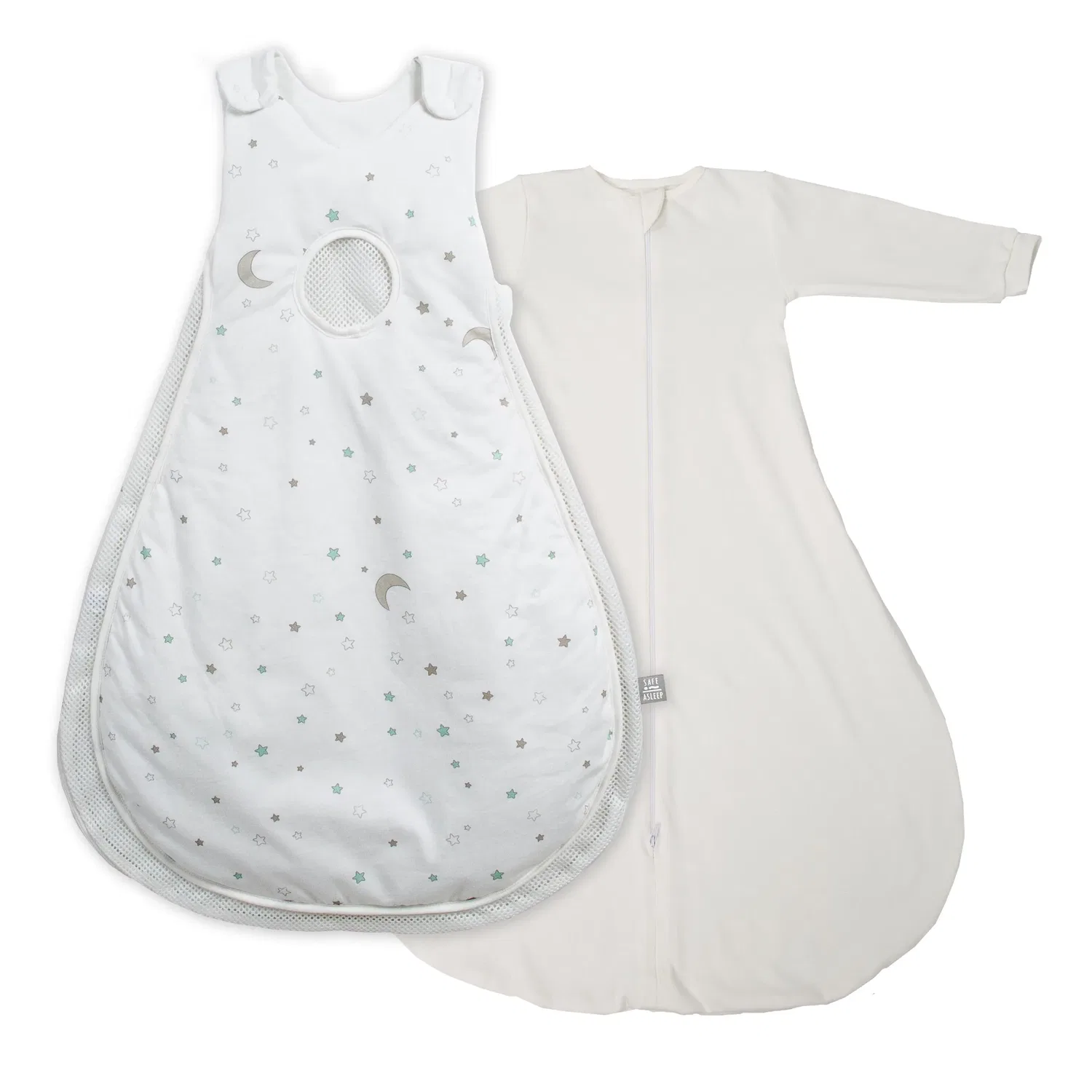 Спальный мешок детский с принтом звезд Air PLUS safe asleep Strampelsack Sternenzauber Roba